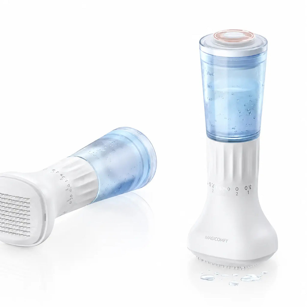 Titanium Derma Stamp - 0.25Mm Adjustable Microneedling Skincare Tool with 10Ml Serum Applicator, 140 Fine Pins, Easy to Clean for Scalp & Beard Care, Portable Beauty Tool, Scalp Care, None, Adjustable Depth